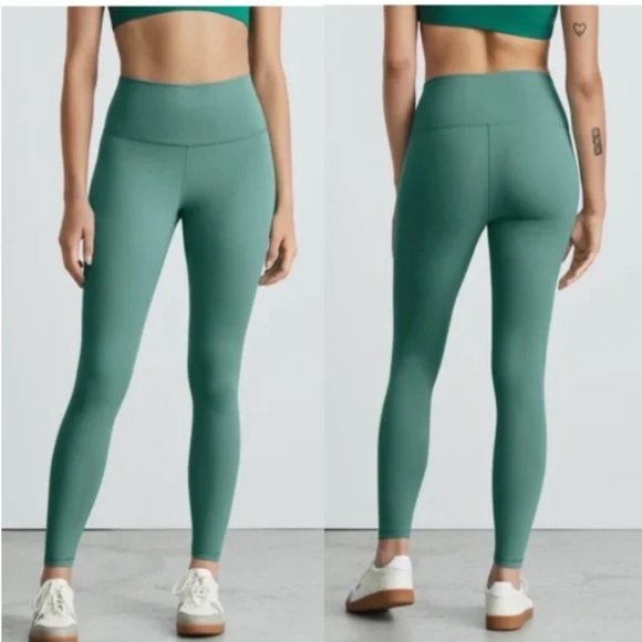 NWT Everlane Perform Ankle Legging Green L - Picture 1 of 6